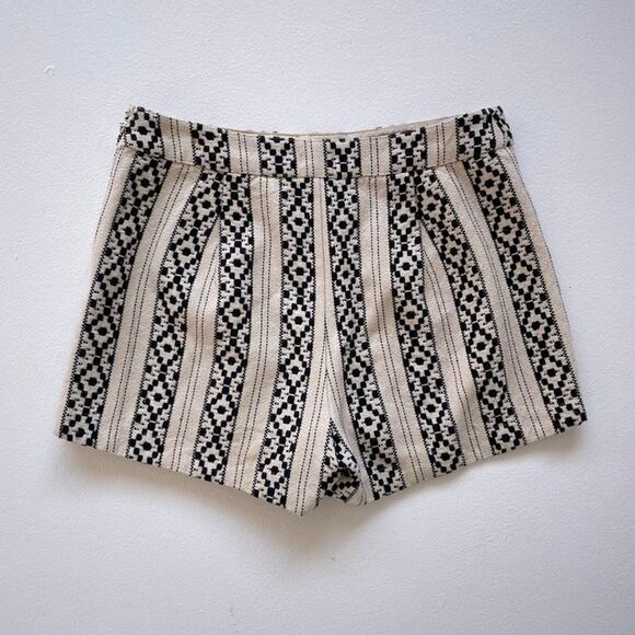 Hollister Woven Patterned Shorts / Size 3 / Boho / Textile / Indie Sleaze - Picture 4 of 8